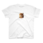 にゃんこギャラリーのオレンジタビー猫　ふわくん Regular Fit T-Shirt