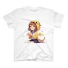 dramusumeのテレドラゴン娘！イエロー スタンダードTシャツ