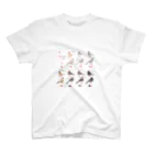 colorismの文鳥gradation スタンダードTシャツ