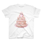 moom's shopのcake bear pink スタンダードTシャツ