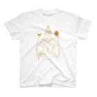 Bo tree teeのThe sun & the moon (beige / ロゴマークあり) Regular Fit T-Shirt