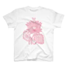 TSUTOMUiDaのTSUTOMUiDa_drawing38_RED LOTUS Regular Fit T-Shirt