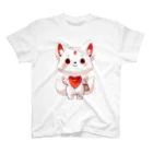 大江戸花火祭りのInari Fox Charm Magic～稲荷の狐5 スタンダードTシャツ