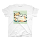 aikuの海外風ダラダラわんちゃん スタンダードTシャツ