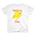 『NG （Niche・Gate）』ニッチゲート-- IN SUZURIのNothing Is Real.（黄色） スタンダードTシャツ