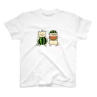 大村イスのスイカにゃんこ Regular Fit T-Shirt