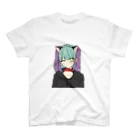 猫耳少女のレイン スタンダードTシャツ