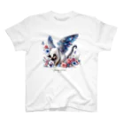 Miyagawa_nekoの春の芽吹き Regular Fit T-Shirt