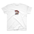 oz-chanの傘をさしている犬_アニメ風2 Regular Fit T-Shirt