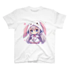 はるちゃん|AIイラスト垢のうさぎ年生まれ うさ美 Regular Fit T-Shirt