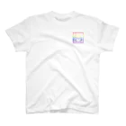 knockin-bluesのネコＴ(虹)・前面オフィシャル猫有Ver スタンダードTシャツ