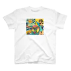 UKIYO-E_POP_by_convert_worksの浮世絵SUMMER_GIRL Regular Fit T-Shirt