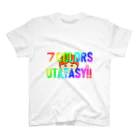うたたしちゃんのうたたしまーとの7COLORS UTATASY!! Regular Fit T-Shirt