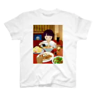 かに座/kaniza🦀SHOPの町中華🍜Japanese Chinese food スタンダードTシャツ