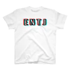 流行語Tシャツ倶楽部の【MBTIシリーズ】ENTJ Tシャツ[白] スタンダードTシャツ