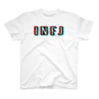 流行語Tシャツ倶楽部の【MBTIシリーズ】INFJ Tシャツ[白] Regular Fit T-Shirt