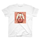 可愛い動物マトリョーシカのうさぎのマトリョーシカ（りんご） Regular Fit T-Shirt