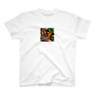 きんにくゆうたろうの花の蜜を吸うチョウ Regular Fit T-Shirt