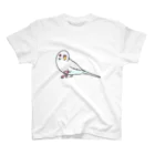 つむぴっちゃんinコタツの白インコ スタンダードTシャツ