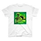 BabylonChannel 🎨 ✝️ ❤️‍🔥のシャンパン　　骸骨 スタンダードTシャツ