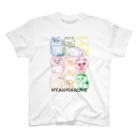 にゃんまるけのカラフルまるけ Regular Fit T-Shirt