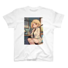 astronomysの金髪の女の子 Regular Fit T-Shirt