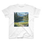 風香る日向の森と湖と山２ Regular Fit T-Shirt