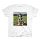 ぽめさくの犬野球 スタンダードTシャツ