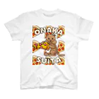 Quokka houseのONAKA SUITA -quokka pizza- Regular Fit T-Shirt