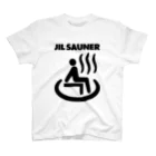 FUNNY JOKESのJIL SAUNER-ジルサウナー-サウナピクトグラム BIGロゴ Regular Fit T-Shirt