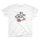 ねことしもべのもりもり食べるねこ ねことしもべ スタンダードTシャツ