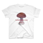 I love mushroom🍄の見つけたら食べちゃうシリーズ no.11  カワムラフウセンタケ スタンダードTシャツ