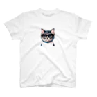 Artify ThreadsのCute Geek Kitty　キュート　ギーク　キティ Regular Fit T-Shirt