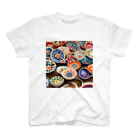 HOSHI-TANEKO🌠のかわいい💕お皿コレクション✨ Regular Fit T-Shirt