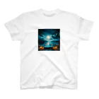 RIKUPANDAのNight Sea スタンダードTシャツ