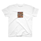 nico251の動物たちで描かれた文字　”YES” スタンダードTシャツ