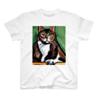 Ppit8のどっしりかまえる猫ちゃん Regular Fit T-Shirt