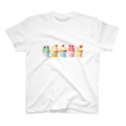 AMA14のカラフルなカップケーキ🧁 Regular Fit T-Shirt