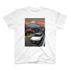 JapanCarStyleの白いスポーツカーと日本の風景2 Regular Fit T-Shirt