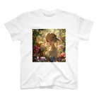 花束娘のFantasy Flower Field - Girl's Smile Regular Fit T-Shirt