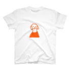 ほかほかアイスティーのシンプルわんわん スタンダードTシャツ