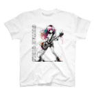 PALA's SHOP　cool、シュール、古風、和風、のGUITAR GIRLS1 Regular Fit T-Shirt