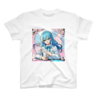 yozoraniyumeoの魔法マジシャン少女 スタンダードTシャツ