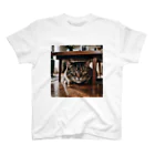 zigerparkの隠れる猫 Regular Fit T-Shirt