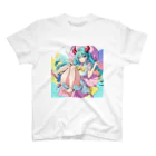 yozoraniyumeoの魔法悪魔少女 スタンダードTシャツ