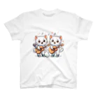 チェリモヤのねこコーラス 12 スタンダードTシャツ