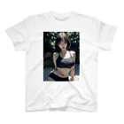 レールファン&スピリチュアルアイテムショップのAI美女 Regular Fit T-Shirt