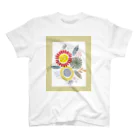 SugarWaterCat-art-graphicsの【 and unique. 】北欧 お花 個性的 ユニーク  スタンダードTシャツ