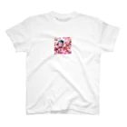夜桜ショップのチャーミング・ツイーティー：愛らしい小鳥 スタンダードTシャツ