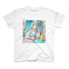 yozoraniyumeoの魔法アクセサリー少女 スタンダードTシャツ